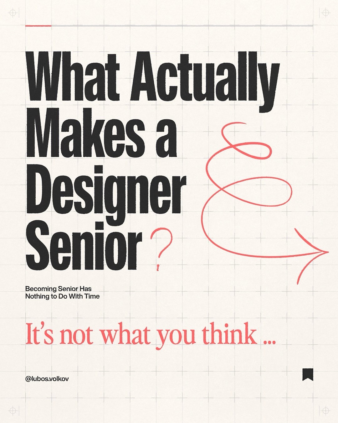 😇 Save This: What Actually Makes a Designer Senior?