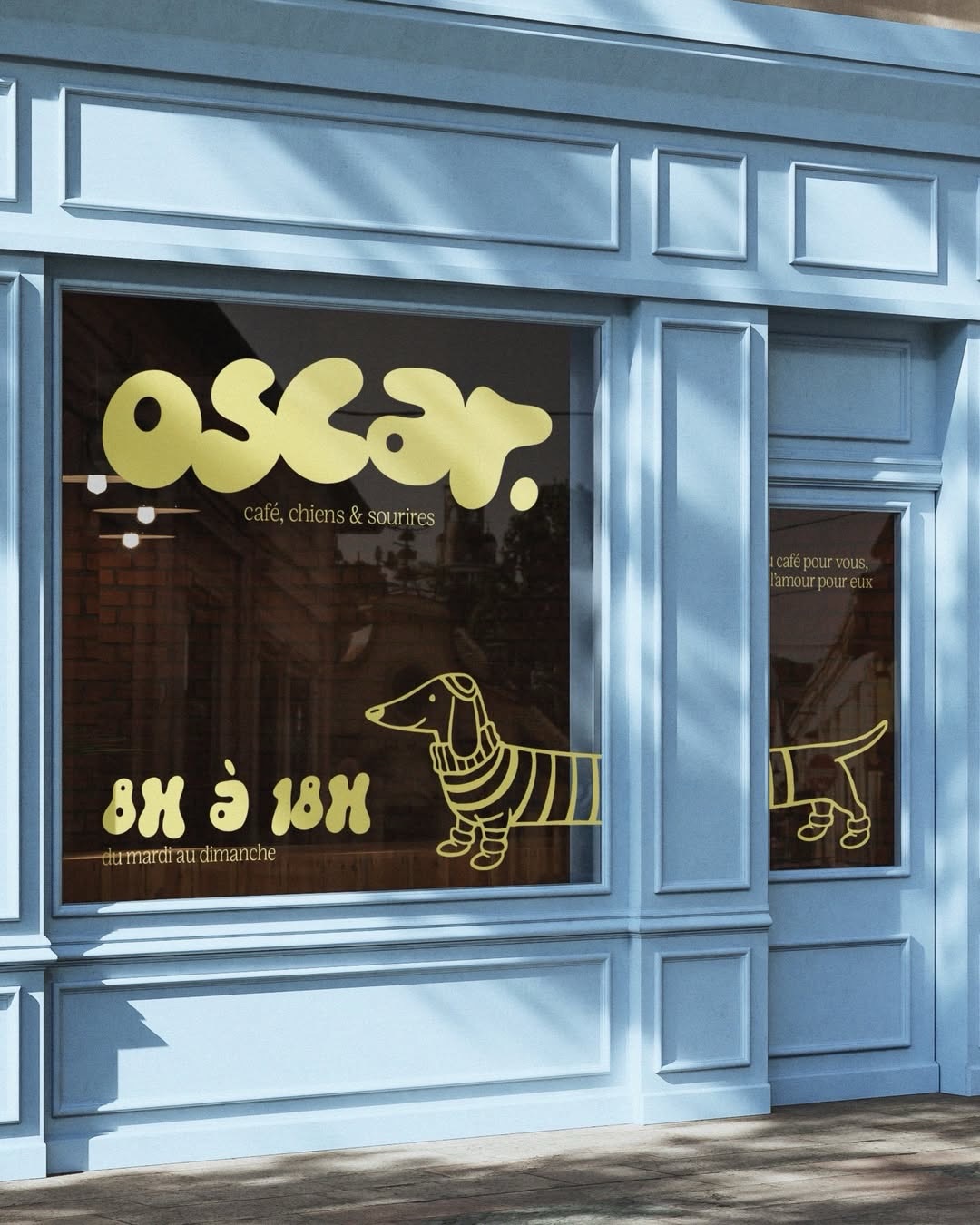 MEET OSCAR COFFEE SHOP ☕🐾 (woof woof)