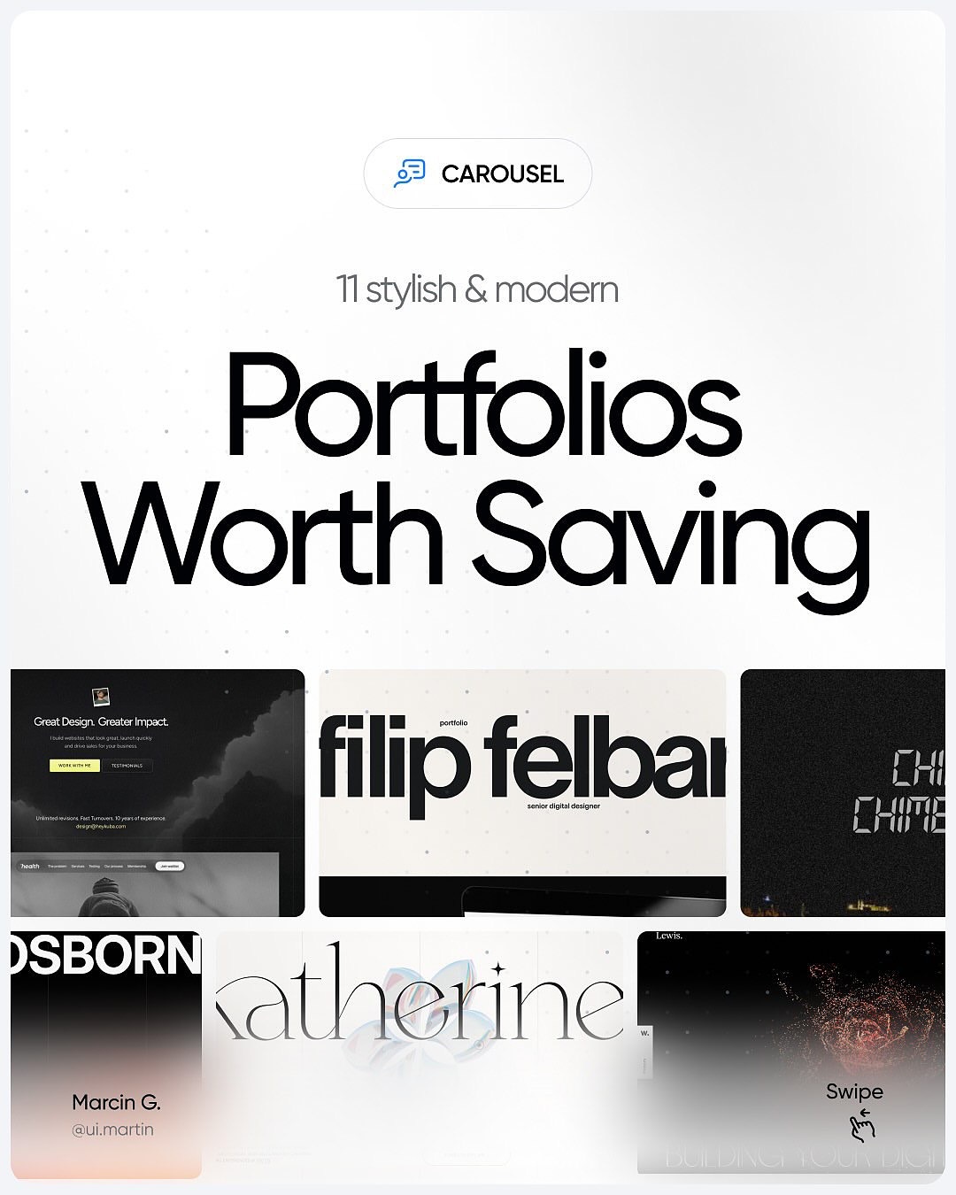 Every designer should have a portfolio because clients or design companies can see our