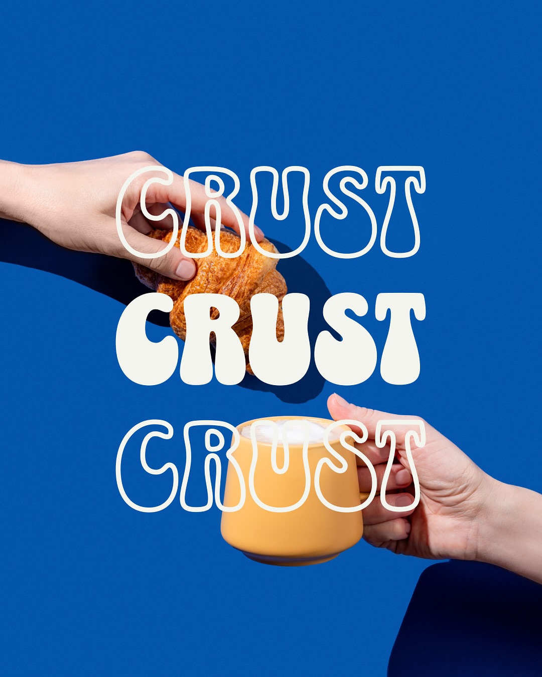 Brand Identity for CRUST Cafe Bakery 🥐