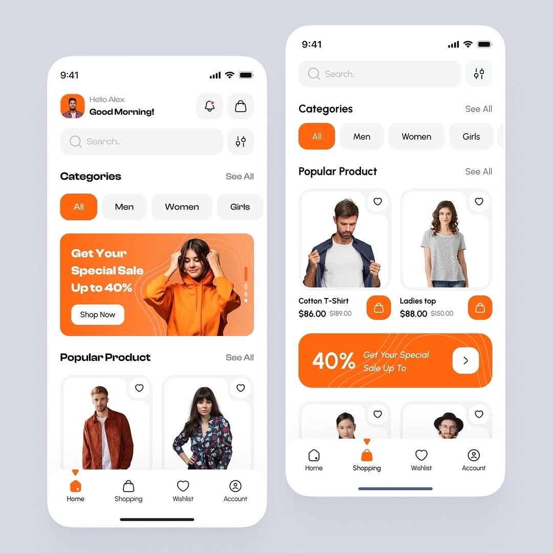 E-commerce Mobile App