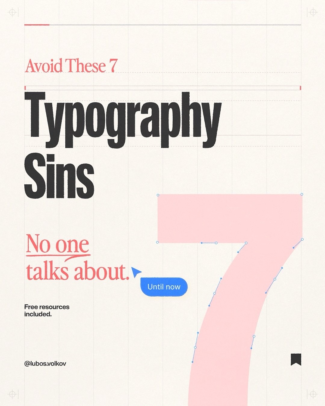 📌 Save this: 7 Typography Sins No One Talks About