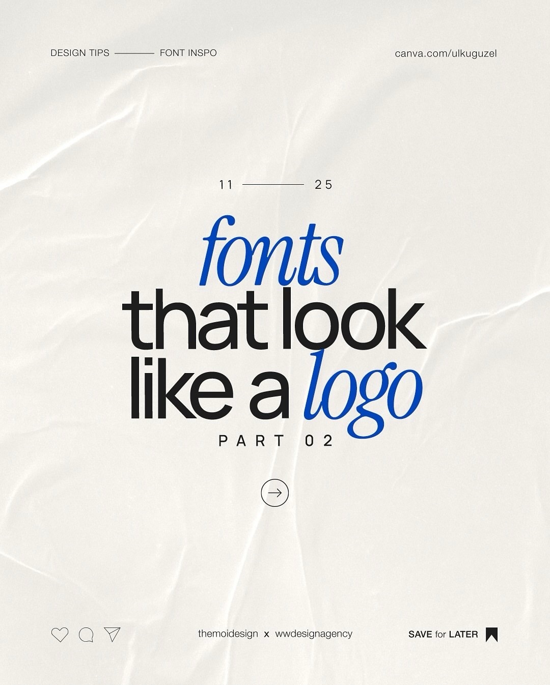 Fonts that look like a logo