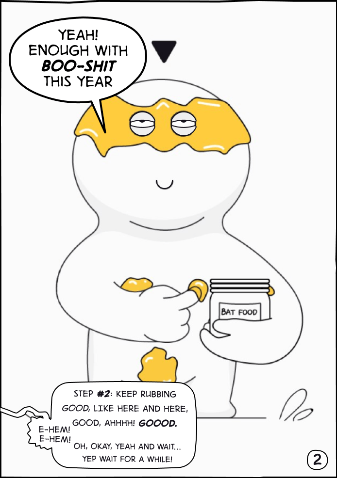 Panel 2, Keep rubbing
