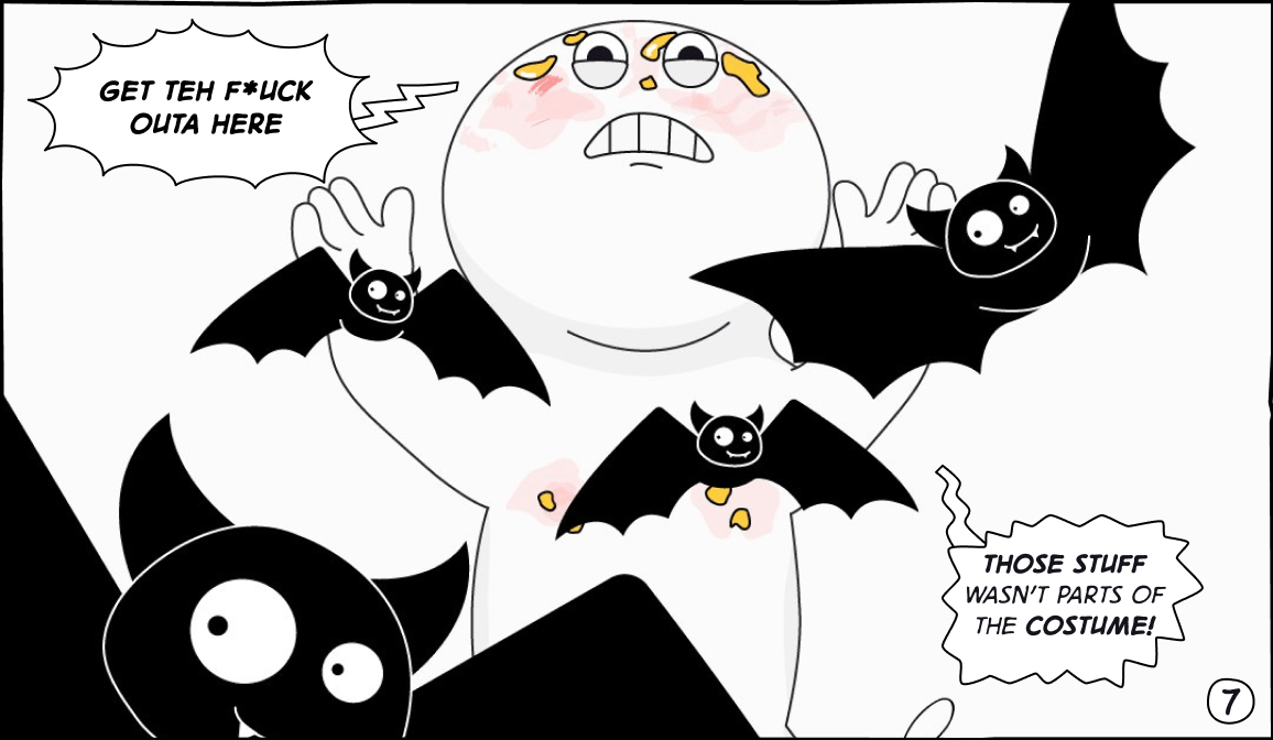 Panel 7, Get outta here!