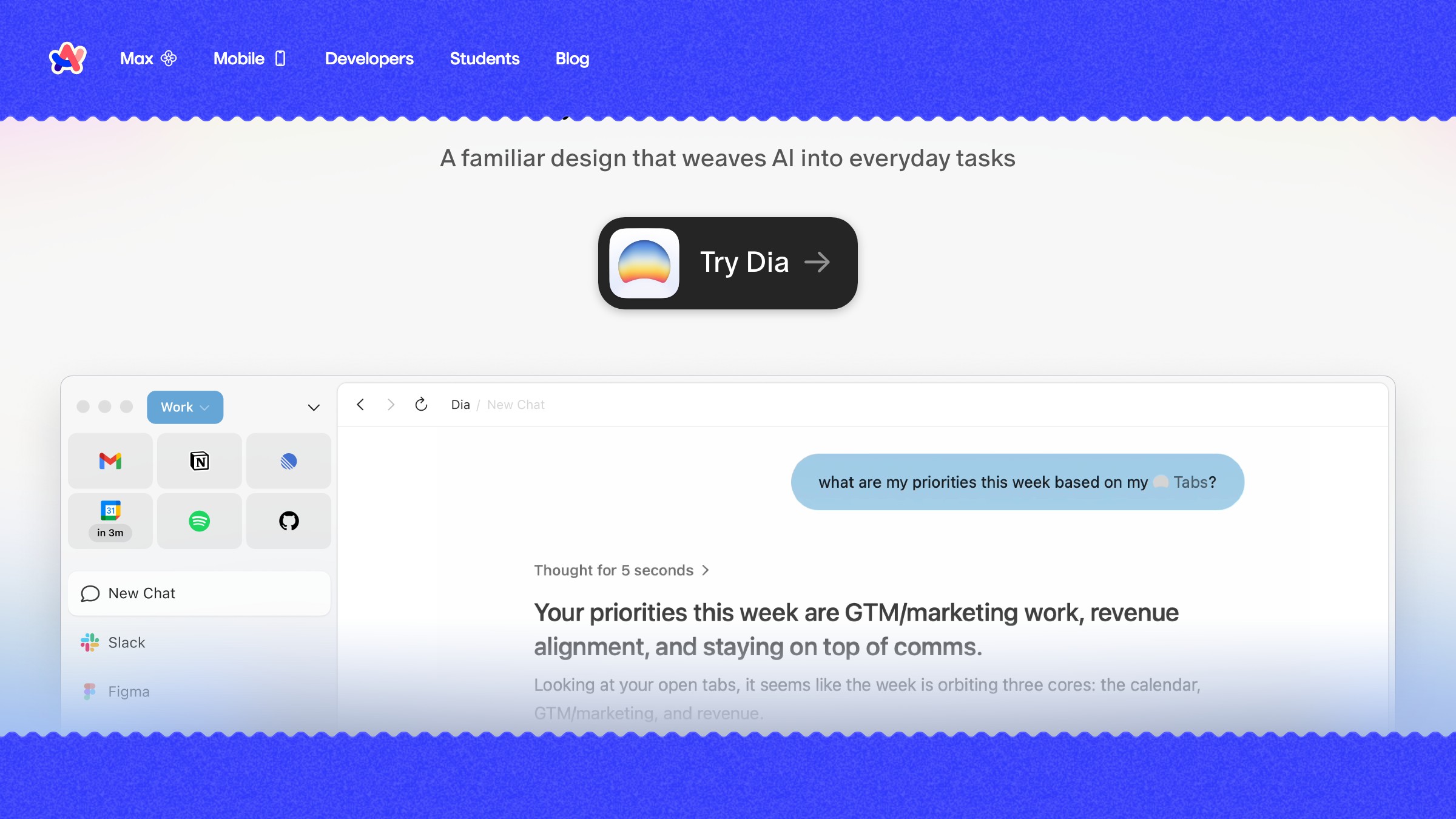 Arc Browser product interface showcasing the colorful brand language