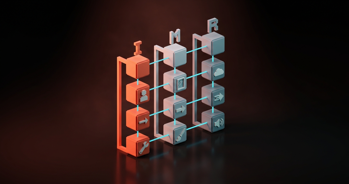 Concept diagram showing three columns labeled Identity, Image, and Reputation with rows for what it is, who owns it, how fast it moves, and how to fix it