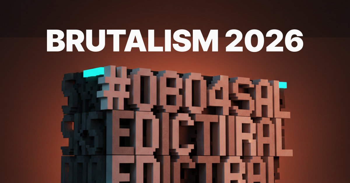 brutalist web design 2026