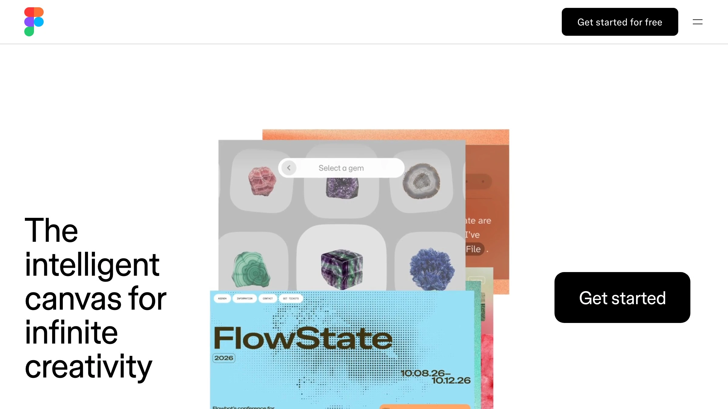 Figma design file showing a product screen used as input for AI code generation.