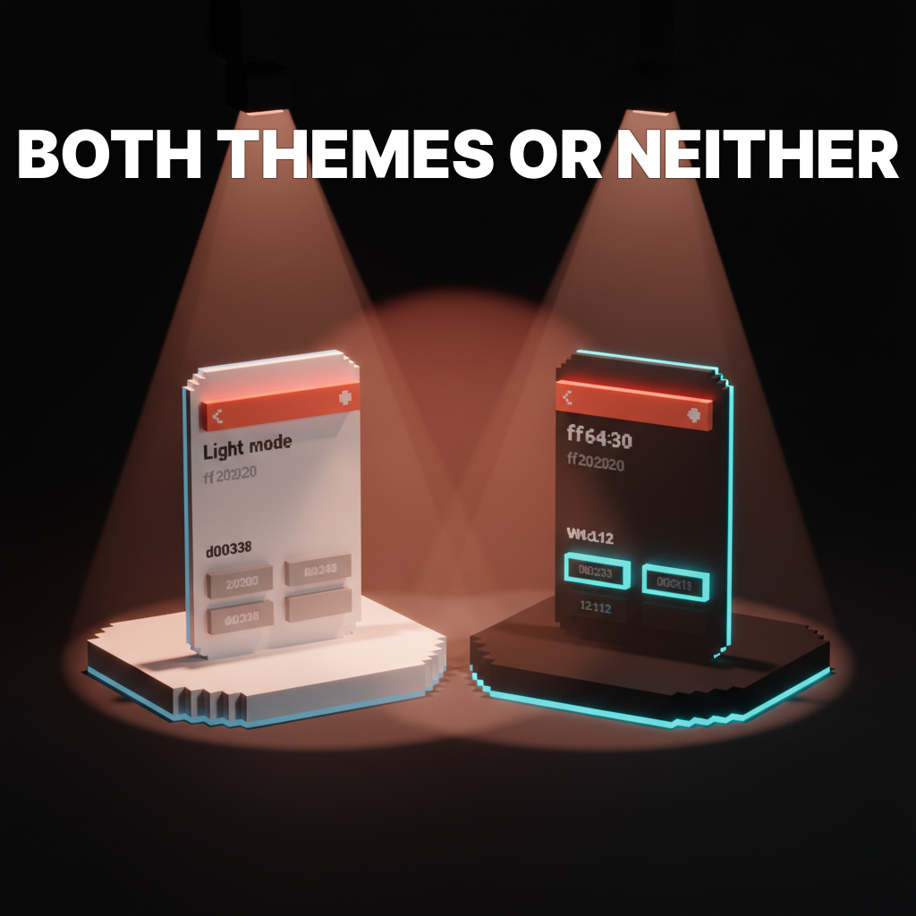 dark mode design