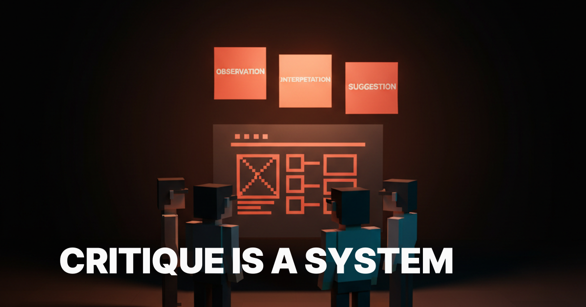 design critique frameworks