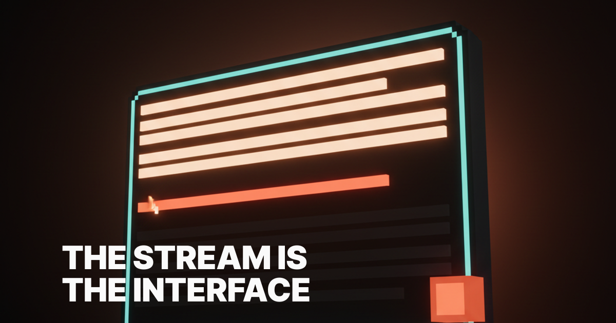 designing streaming uis