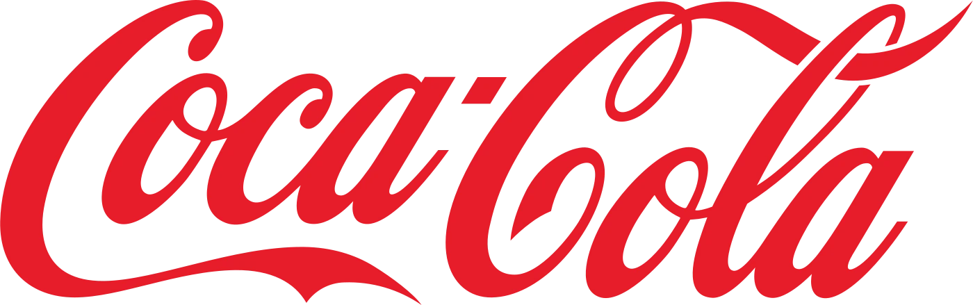 The Coca-Cola script logo in red