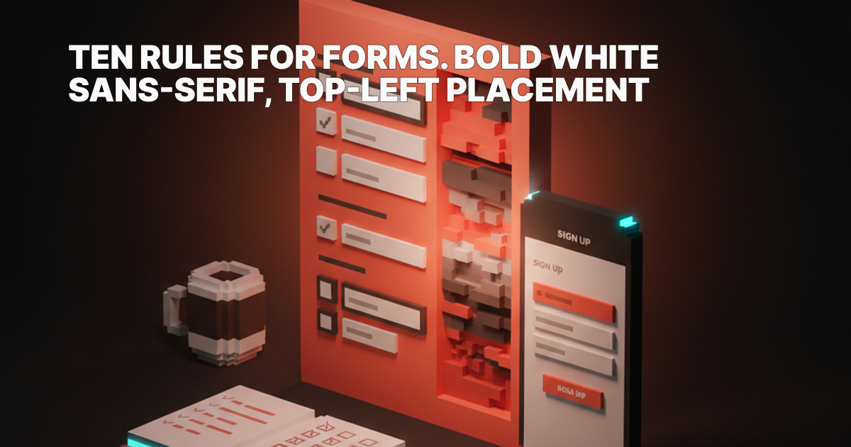 form design best practices