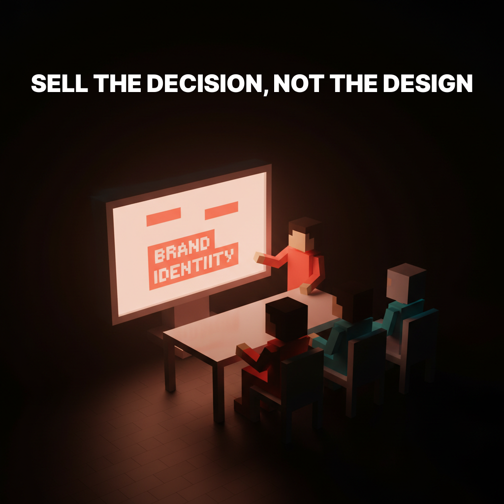 presenting brand identity to clients