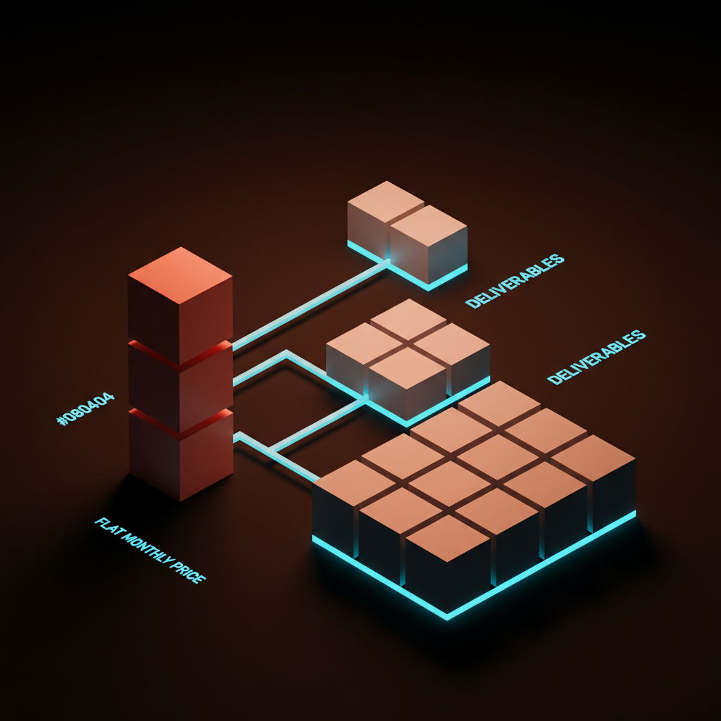 Voxel illustration of a scope ladder defining request types, active slots, and turnaround constraints