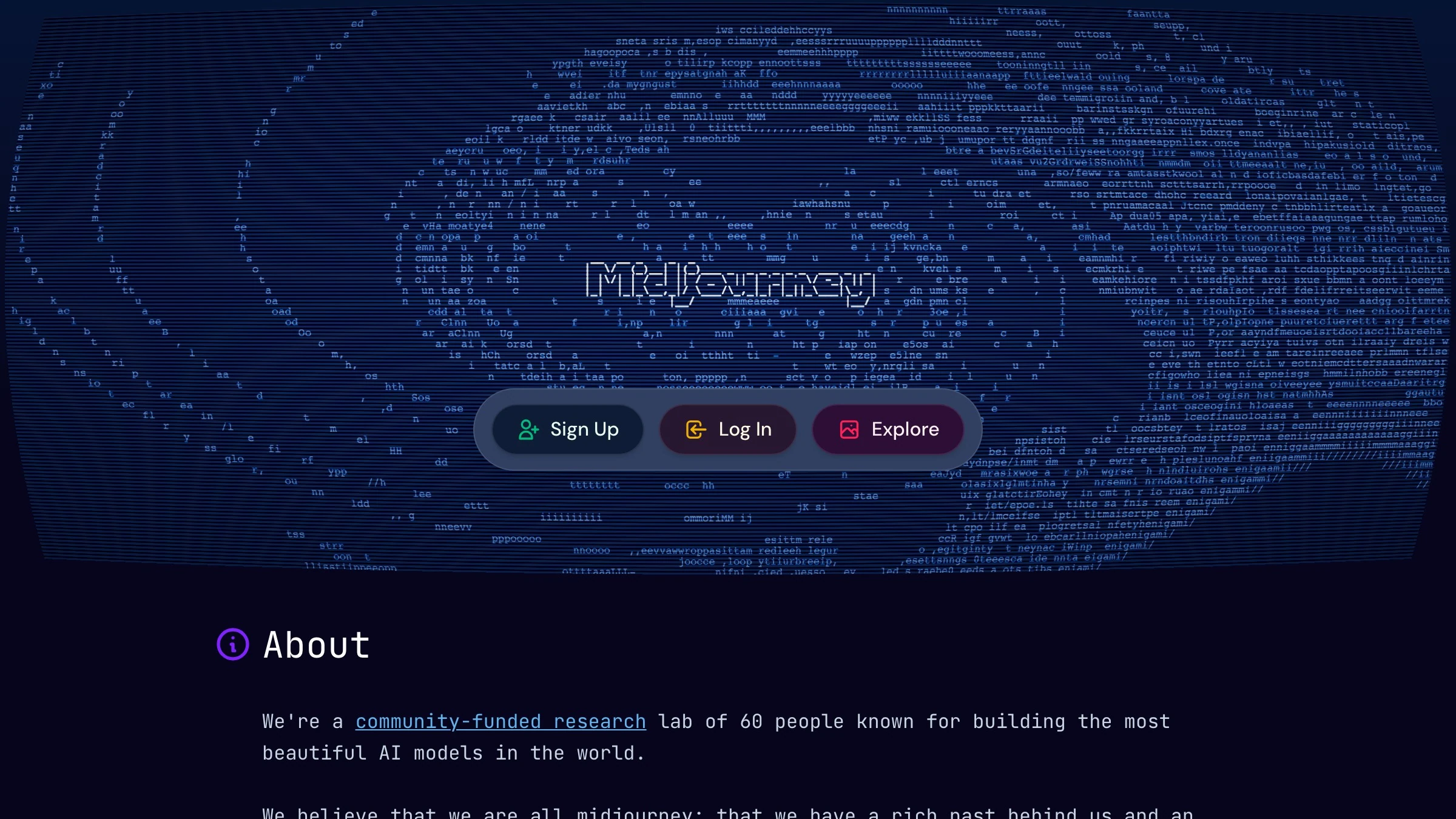 Midjourney's homepage, where the same brief phrased two ways is the difference between a shippable image and unusable noise.