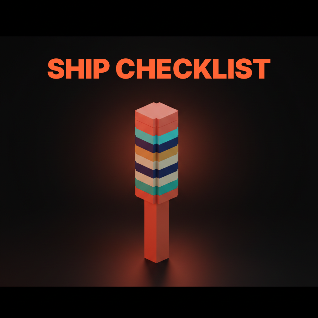 ترکیب وکسل از یک ستون عمودی تمیز از دوازده تراشه وکسل سنگین کوچک که بر روی یک پایه مرجانی بلند در مرکز صحنه در کف استودیو چیده شده‌اند، هر تراشه با رنگ ملایم کمی متفاوت در پالت رنگی برند.