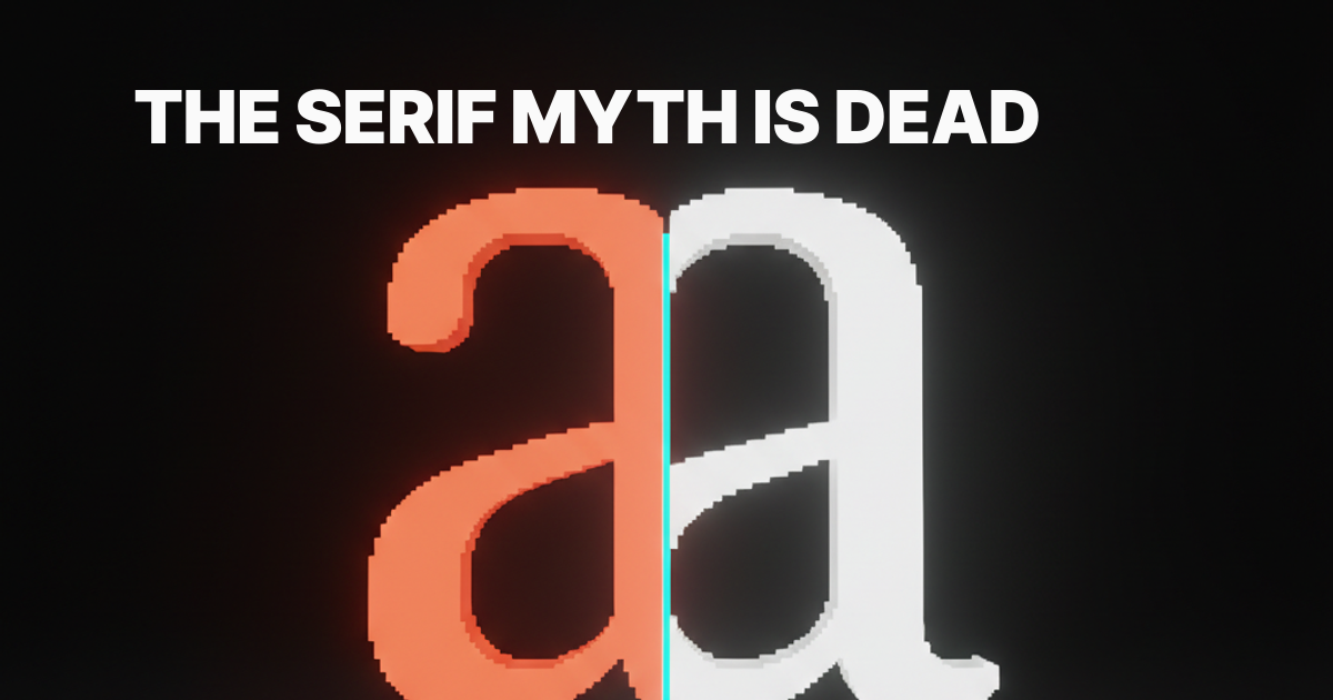 serif vs sans serif