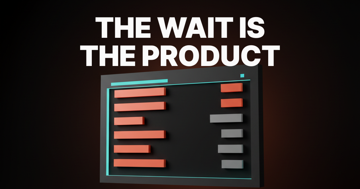 The Loading State Is the Product