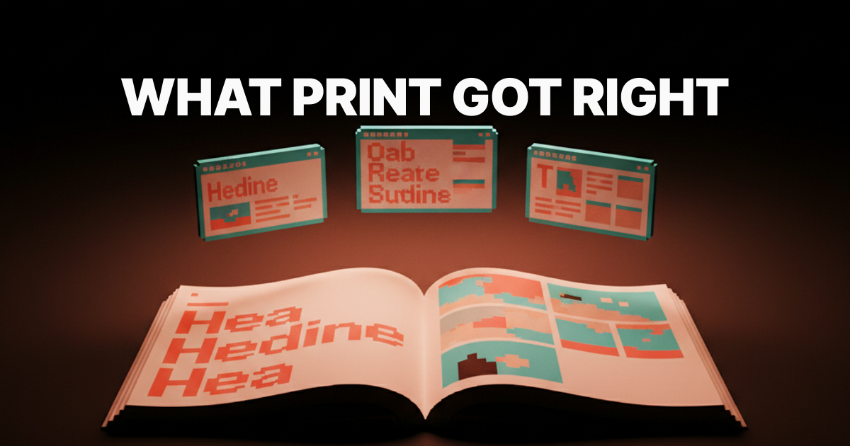 what print designers got right